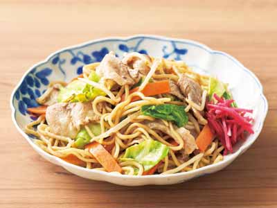 国産小麦のもちもち焼きそば(ソース付)写真