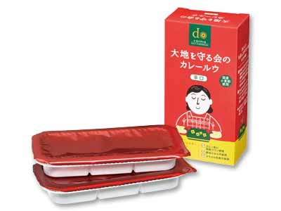 大地を守る会のカレールウ（辛口）写真