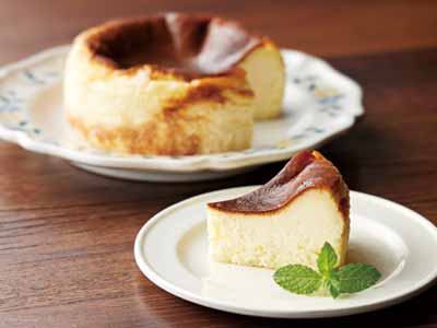 お口でほどける　濃密北海道チーズのバスク・チーズケーキ写真