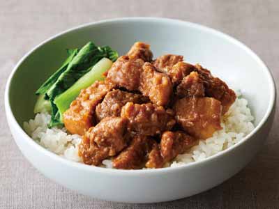 五香粉が香るルーローハン(四万十ポーク使用)写真