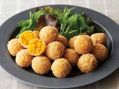 国産かぼちゃのプチコロッケ写真