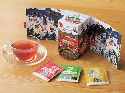 クリスマス カウントダウンのお茶(有機ハーブティー24種)写真