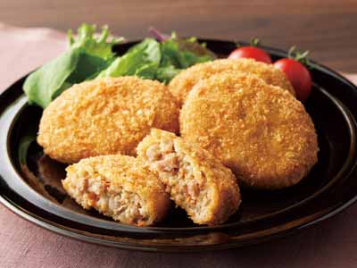 国産里芋と蓮根の冬コロッケ写真