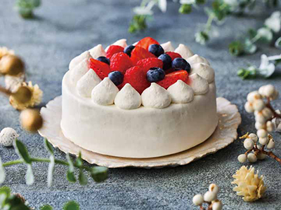 濃厚豆乳クリームのショートケーキ写真