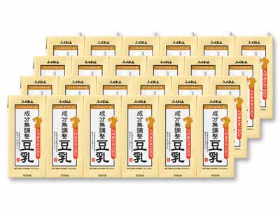 箱売・すっきり飲みやすい九州産大豆成分無調整豆乳24本写真