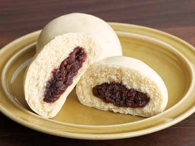 北海道産小豆を使ったやさしい甘さのあんまん写真