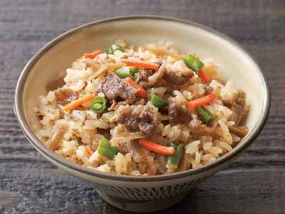 あたためるだけ 国産牛の牛すきめし写真