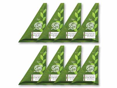 シムカラーＥＸ（8パック）　ダークブラウン写真