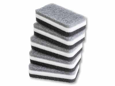 デイリースポンジソフト モノトーン 5コ組写真