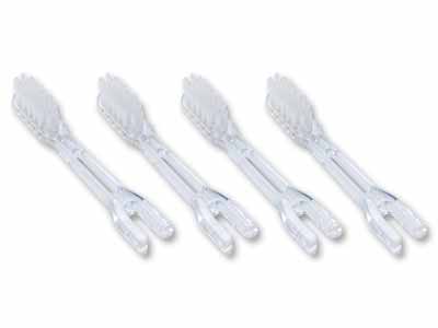 ソラデー替ブラシ(4本入)3列コンパクト やわらかめ写真