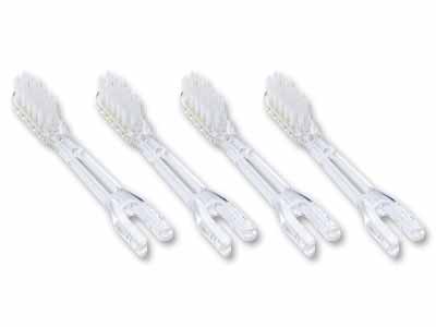 ソラデー替ブラシ(4本入)3列コンパクト 極細毛写真