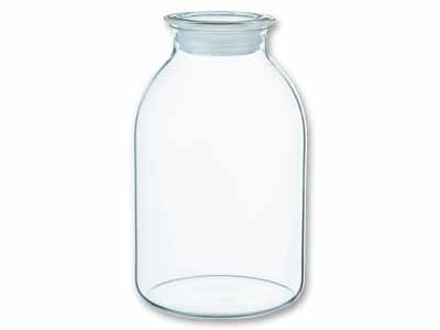 ガラスの手仕事保存びん　2000ML写真