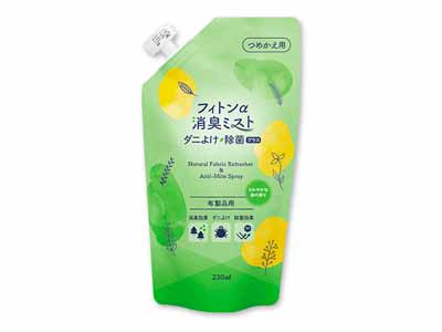 フィトンα消臭ミスト　ダニよけ・除菌プラス　つめかえ用写真