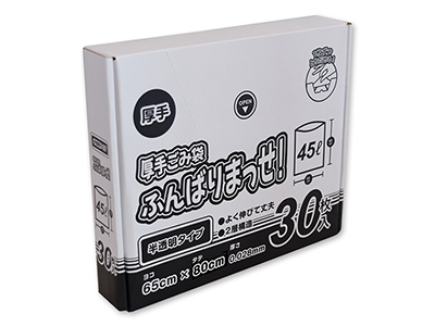 厚手ごみ袋ふんばりまっせ！（半透明）45Ｌ　30枚入写真