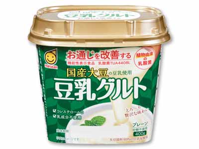 国産大豆の豆乳使用 豆乳グルト写真
