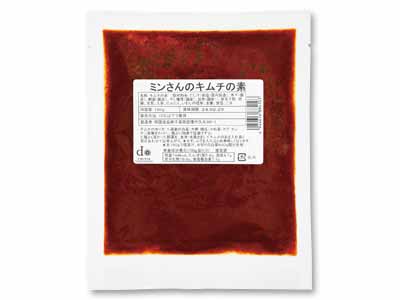 鍋や炒め物にも ミンさんのキムチの素 (パック)写真