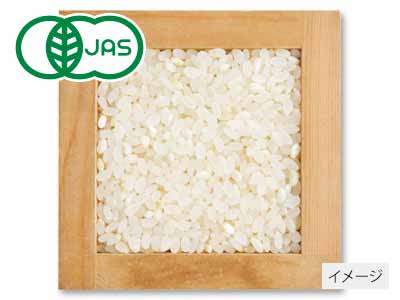 有機青森はれわたり（動物性肥料不使用）胚芽米　2KG写真