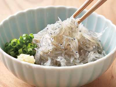 駿河湾産生しらす写真