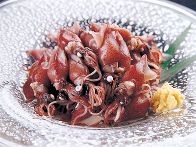 ボイルほたるいか写真