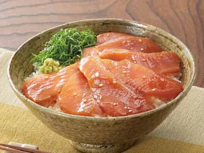 鮭漬け丼の素写真