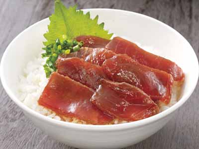 まぐろ漬け丼用(メバチ)写真