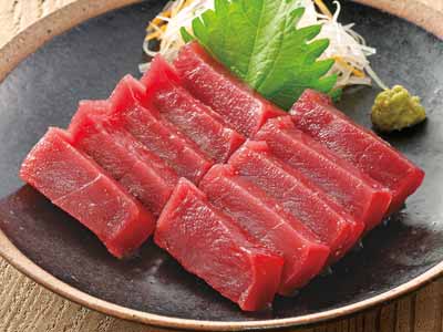 天然本まぐろ赤身（刺身用）写真