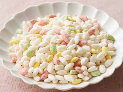 ひなあられ(関東風ポン菓子)写真