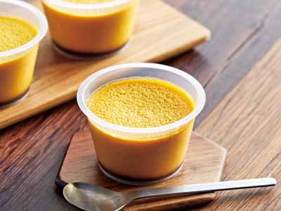 濃厚！なめらか　かぼちゃプリン（北海道産有機かぼちゃ使用）写真