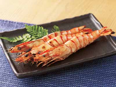 有頭エコシュリンプ（ブラックタイガー）写真