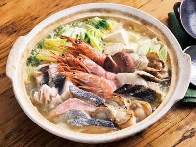 豪華海鮮5種 寄せ鍋セット(魚介だし付)写真