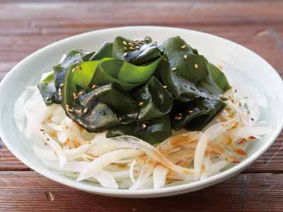 重茂産 天然わかめ(塩蔵)写真