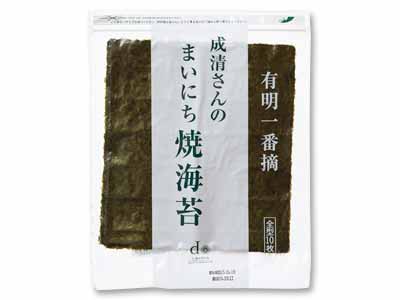 成清さんの有明一番摘み まいにち焼海苔写真