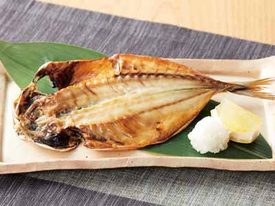 真あじの干物(島源)写真