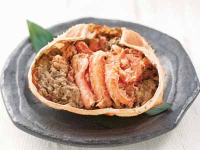 徳用カニ身入りかにみそ甲羅焼き写真