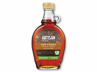 有機メープルシロップ写真