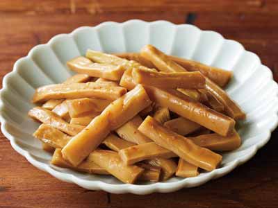 国産おつまみ旨辛メンマ（国産筍使用）写真