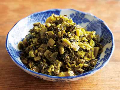 ごはんのおとも　九州産高菜油炒め写真