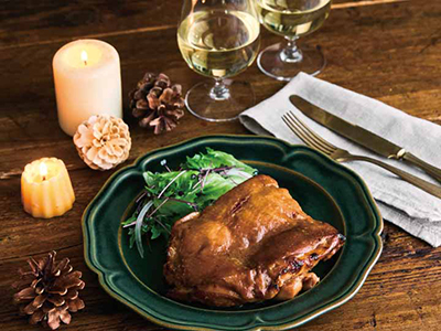 ローストチキン　鶏モモ照り焼き（すだち鶏・骨なし）写真