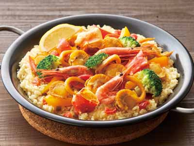 シーフードパエリアの素(2合用)写真