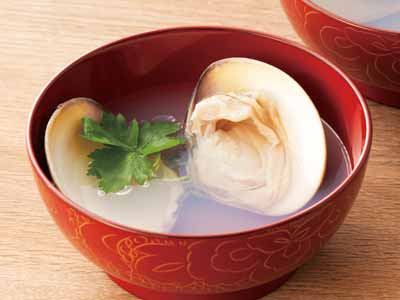 三重県産はまぐり(特大)写真