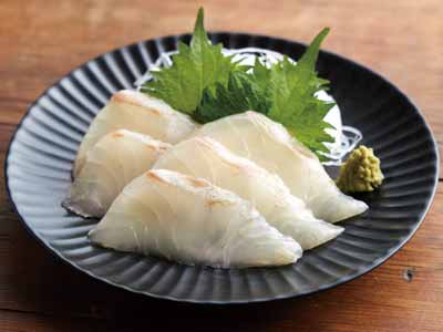 五島列島産つばき真鯛　刺身用（スライス）写真