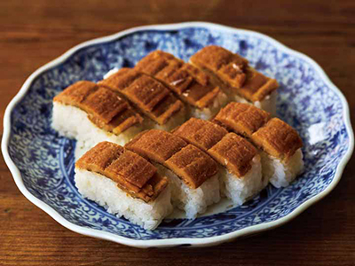 国産蒲焼き鱧棒寿司(ノーカット)写真