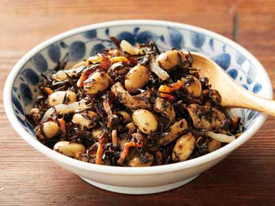 あると便利な副菜 ひじきと大豆の煮物写真