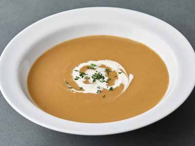 マッシュルームのクリームスープ写真