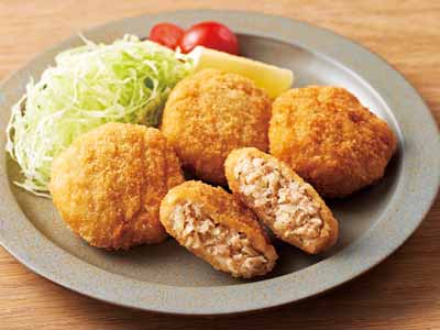 あたためるだけ キャベツメンチカツ写真