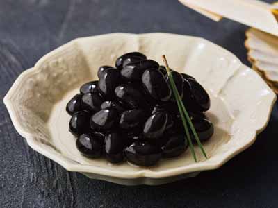 国産丹波黒　黒豆煮写真