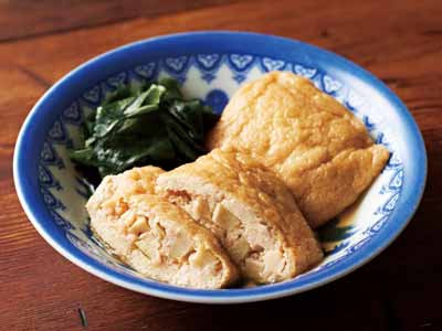 味付けいなり肉詰め(国産たけのこ入り)写真