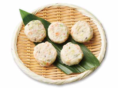 5種の彩り野菜かまぼこ写真