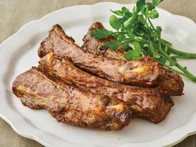 北海道放牧豚　スペアリブ写真