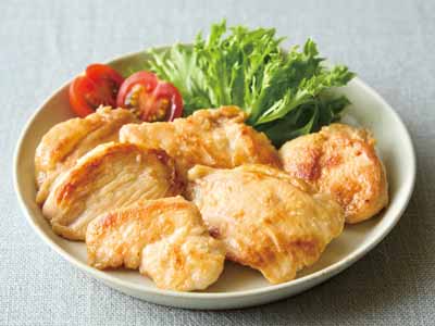 特製タレのしっとり若鶏ムネ肉塩麹漬け写真